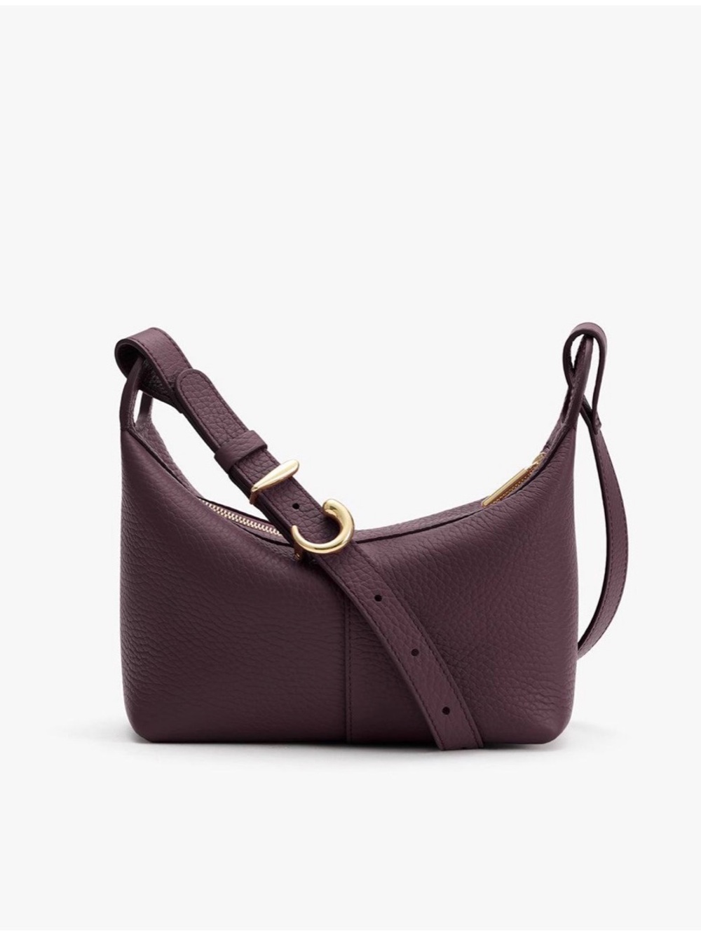 Cuyana Mini Paloma Bag in Plum